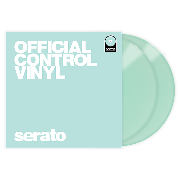 Serato OCV-GID Performance Series Glow-In-The-Dark 12" Control Vinyl (Pair) image 1