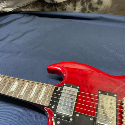 Epiphone Lefty G-400 SG Pro Guitar LH Left-Handed 2017 - Heritage Cherry image 3