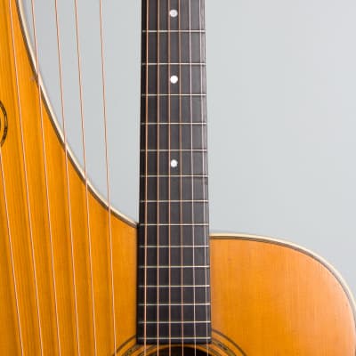 Dyer Symphony Style 5 Harp Guitar,  made by Larson Brothers (1914), ser. #782, black hard shell case. image 8