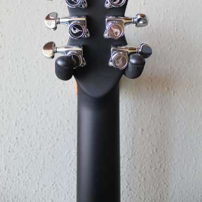 Brand New Journey OF660 Overhead Carbon Fiber Acoustic/Electric Travel Guitar - Black Matte image 7