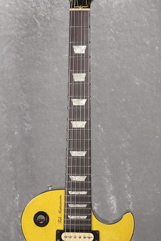 Gibson TAK MATSUMOTO Signature Les Paul Canary | Reverb
