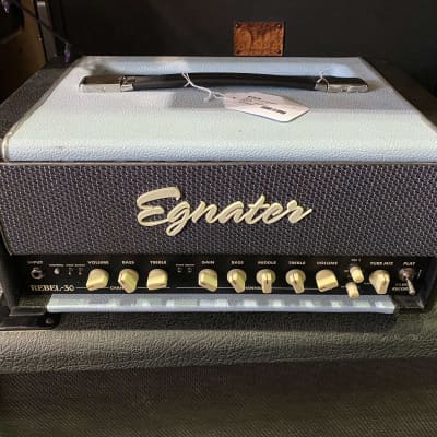 Egnater Rebel-30 Tube Guitar Amplifier Head Baby Blue - Local Pickup Only image 1