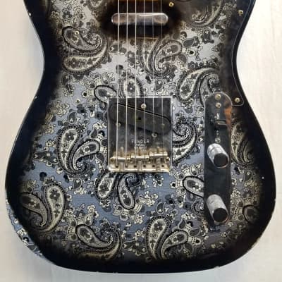 Fender Custom Shop Limited Edition '68 Black Paisley Tele Relic, w/Deluxe HSC 2023 image 1