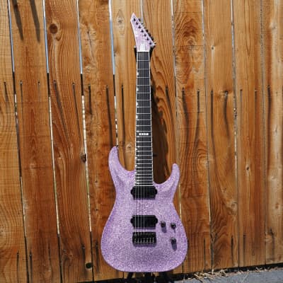 ESP E-II HORIZON NT-7B Hipshot Purple 7-String Electric Guitar w/ Case image 2