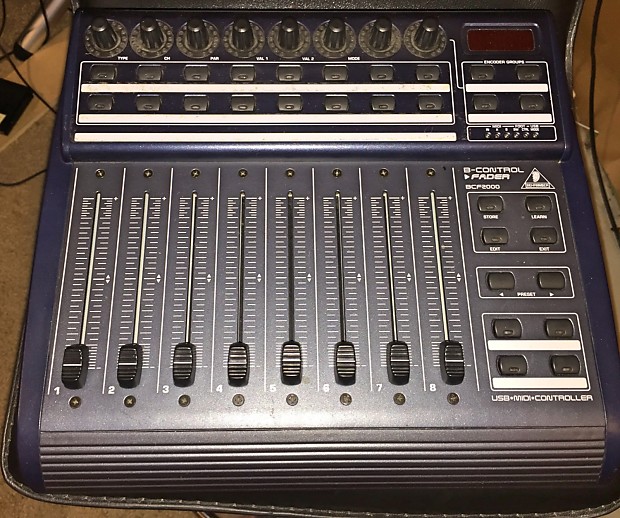 Behringer BCF2000 USB/MIDI Mixer with Motorized Faders Reverb