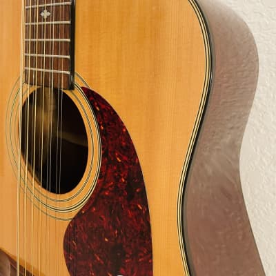 Epiphone By Gibson PR-350E Acoustic/Electric 12 String Guitar 1994 -  Natural | Reverb