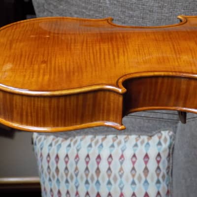 Handmade Soloist level Violin, 2022 Dark Brown, Built in USA by Crow Creek Fiddles image 17