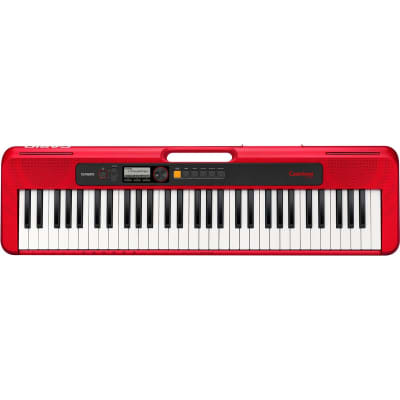 Casio CT-S200 61-Key Digital Piano Style Portable Keyboard with 48 Note Polyphony and 400 Tones, Red image 4
