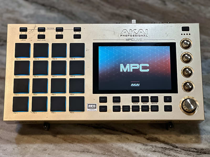 Akai MPC Live Standalone Sampler / Sequencer Gold Edition