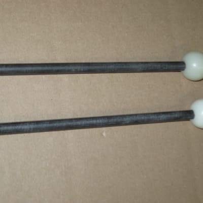 one (new old stock) pair Gambal Manufacturing GPN (UG13GPNXX) Bells, Xylophone Percussive Keyboard MALLETS, 1 inch White Hard Acrylic Ball Heads with Black Synthetic Shafts, with original packaging - from 1990s - early 2000s image 19