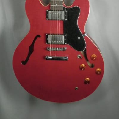 Epiphone Dot ES-335 Red Semi-hollow Electric Guitar with case used Upgraded Gibson '57 Classic Pickups image 6