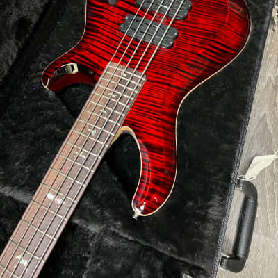 PRS Paul Reed Smith GG Gary Grainger 5 String Fire Red 10 Top NEW! #7914 image 21