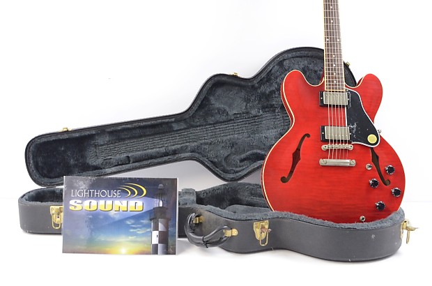 2006 Gibson Memphis ES 335 Dot 59 Reissue Electric Guitar Cherry Flame w OHSC
