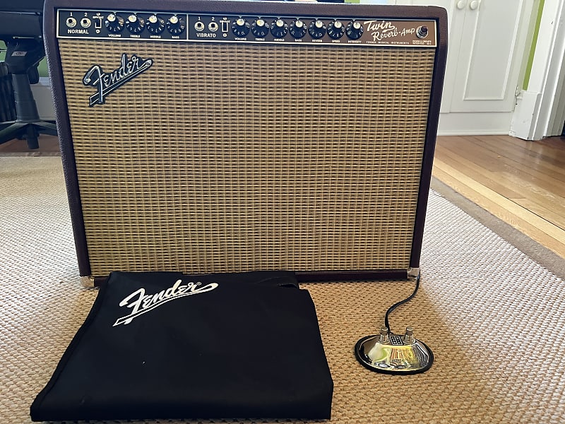 Fender '65 Twin Reverb Neo 2x12 85-watt Tube Combo Amp - Wine Red  Sweetwater Exclusive