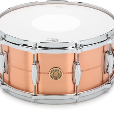 Gretsch Drums C2 2mm Copper Snare Drum - 6.5 x 14-inch - Brushed image 1