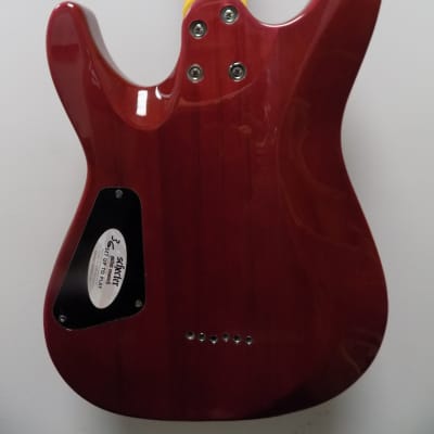 Schecter C6 Plus Electric Guitar - See-Thru Cherry Burst image 4