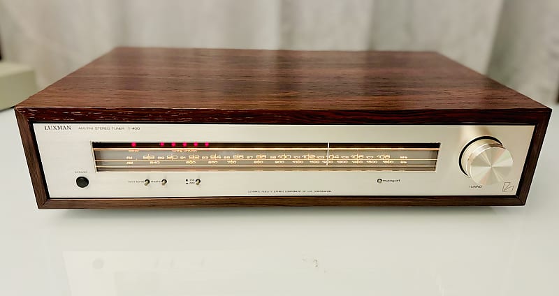 LUXMAN AM/FM STEREO TUNER T-400◆チューナー Rare Vintage Luxman T-400 AM/FM Stereo Tuner - Serviced +