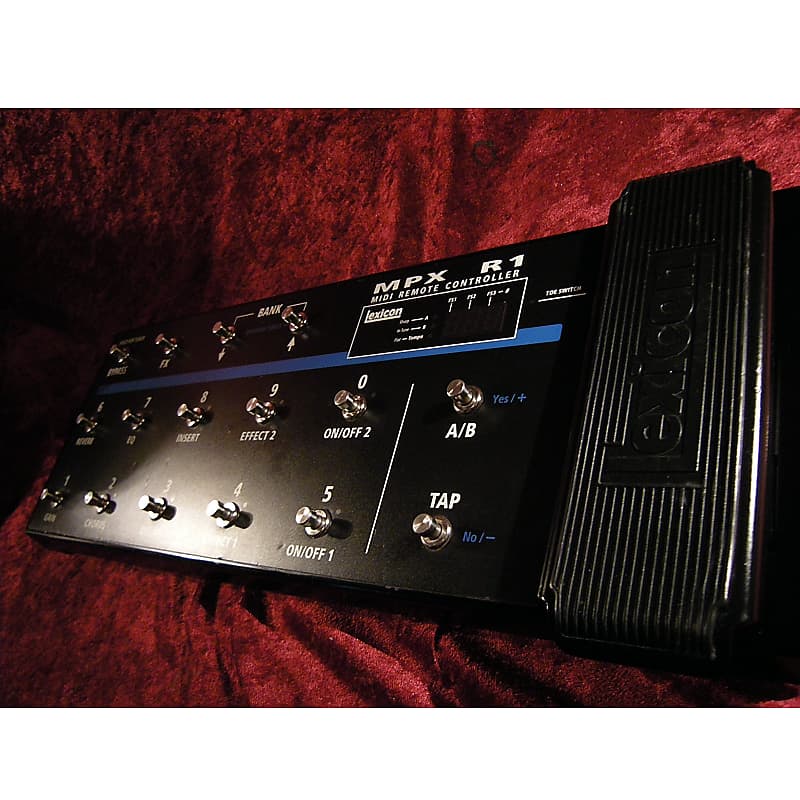 Lexicon MPX R1 MIDI Pedal Floorboard Guitar Effects Reverb