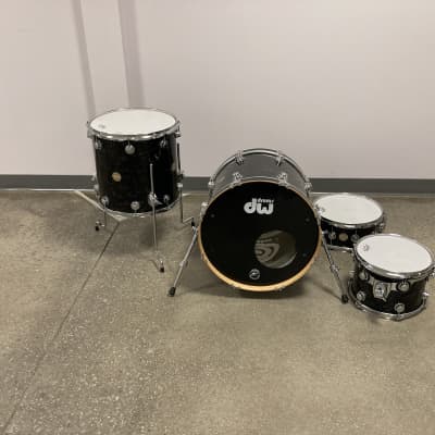 DW dw collector's series 4-piece drum set 2000’s Black pearl image 2