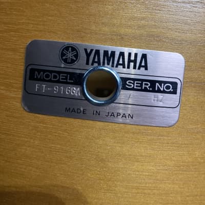 Yamaha, 1980s Vintage 9000 Series/Early Recording Custom, Birch 14x22, 16x16, 9x13, 8x12 (2) x 5x14" Snares image 8
