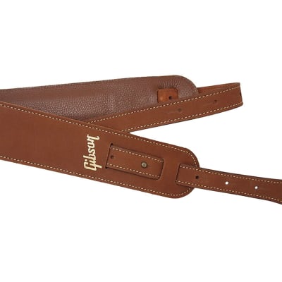 Gibson ' The Nubuck ' Guitar Strap Brown for sale