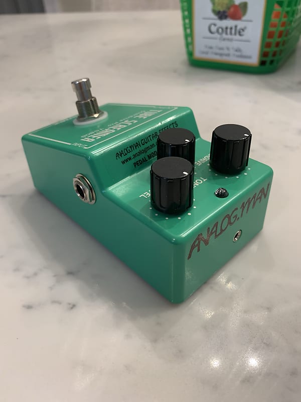 ギター Analog.man TS808 true vintage mod Analogman TS808 True Vintage Mod w/True Bypass & NOS JRC4558