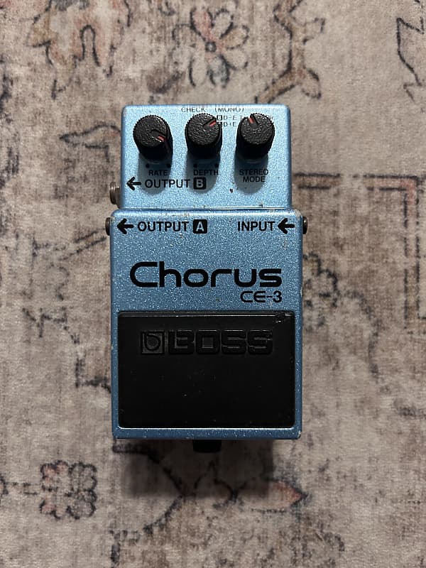 Boss CE-3 Chorus (Black Label) 1982 - 1984 - Blue | Reverb