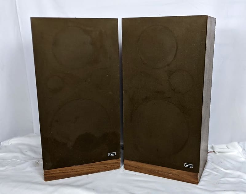 Vintage Sears LXI Series Speakers Woodgrain Reverb