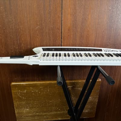 Roland AX-Synth Shoulder Synthesizer - White w/ gig bag power supply image 4