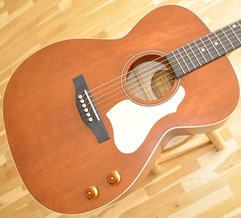 ART & LUTHERIE Legacy Havana Brown Q Discrete / Made In Canada / Acoustic-Electric Concert Size Guitar image 1