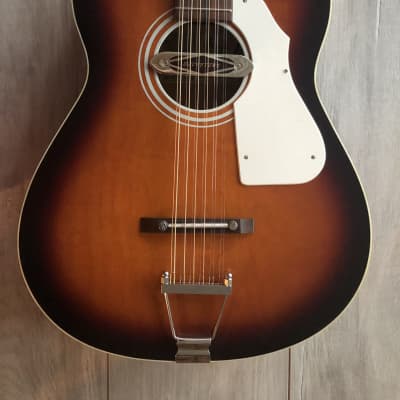 Stella by Harmony 12 string reissue with new Gretsch Deltoluxe