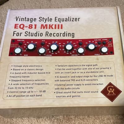 Golden Age Project EQ-81 MKIII Vintage Style Equalizer 2020s image 2
