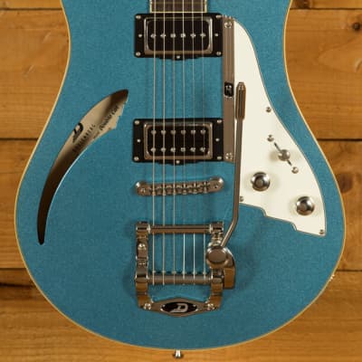 Duesenberg Chambered Guitars | Double Cat - Catalina Blue image 1