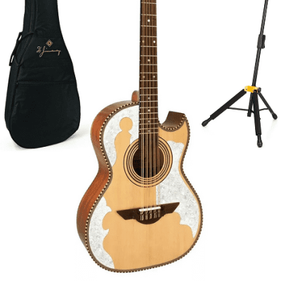 H. Jimenez Acoustic El Patron Bajo Quinto Solid Spruce Top +FREE GigBag & Stand Authorized Dealer for sale