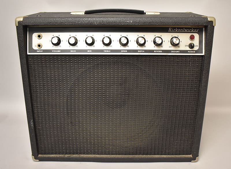 1979 Rickenbacker TR25 1x12 Solid-State Combo Amplifier Black image 1