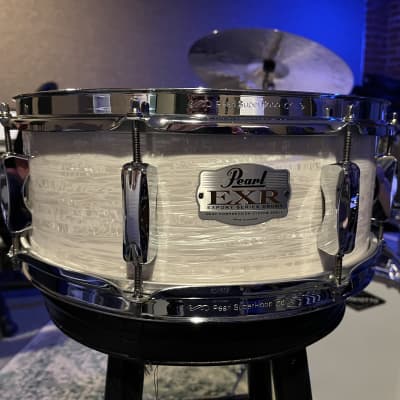Pearl 14x5.5” Export EXR Snare Drum (Strata White) image 1