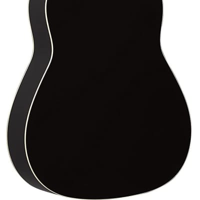 Yamaha FG-TA TransAcoustic Dreadnought Acoustic Electric Guitar Black image 2