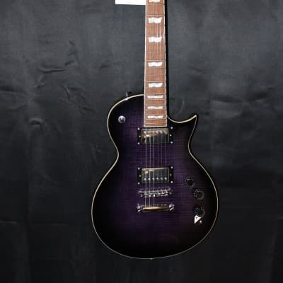 ESP LTD EC-256FM See Thru Purple Sunburst | Reverb