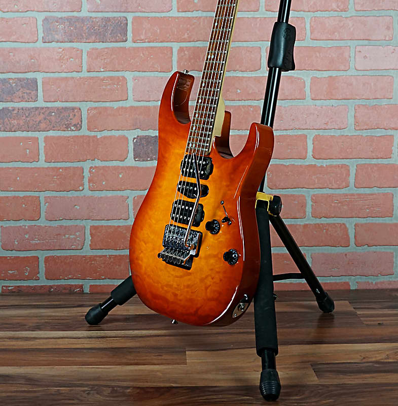 USA製Washburn MG-104 Washburn Mercury MG104 Quilt Maple Top Vintage sunburst 1993