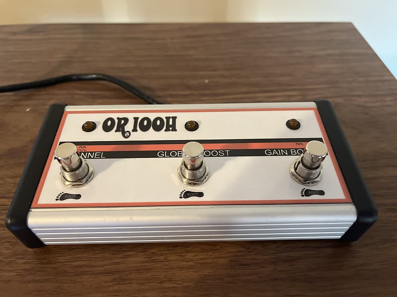 Orange switch doctor 3 button Footswitch gain/ channel/ boost Reverb