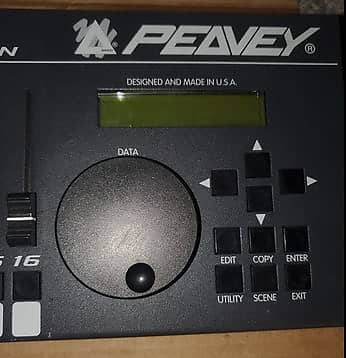 Peavey PC 1600x Midi Command Station OS 2.2 midi control unit