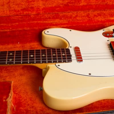 Fender Telecaster Solid Body Electric Guitar (1966), ser. #132499, original black tolex hard shell case. image 17
