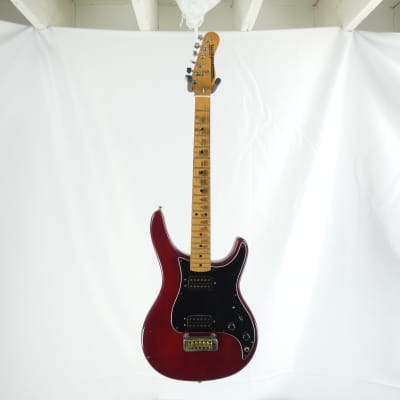 Washburn Force 2 mid-80's Project Guitar- Transparent Red - As-Is image 2
