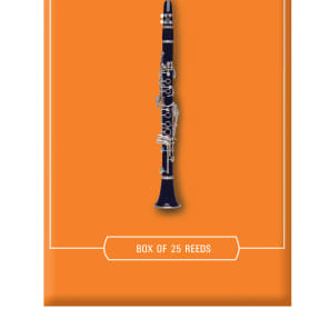 Rico RBA2525 Eb Clarinet Reeds - Strength 2.5 (25-Pack)