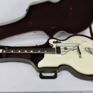 National Val Pro  84 vintage Resoglas electric guitar 1961/62 white image 1