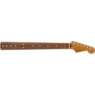 Genuine Fender Roasted Maple Stratocaster Neck 9.5" Pau Ferro C Shape image 2