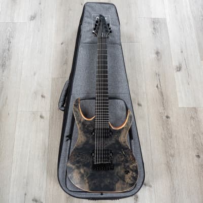 Mayones Duvell Elite V24 7 7-String Guitar, Ebony Fretboard, Trans Black Satin image 10