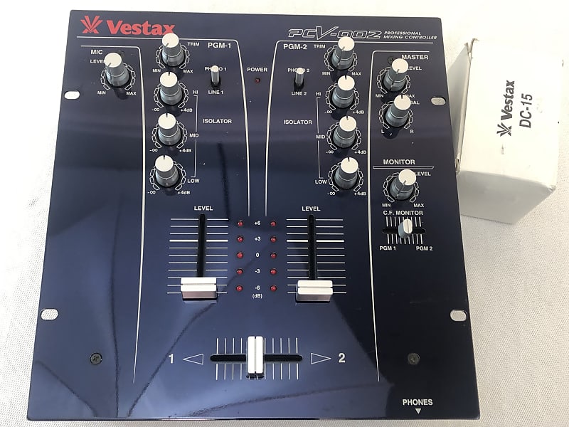 Vestax DJ Mixer PCV-002 Professional Mixing / Scratch