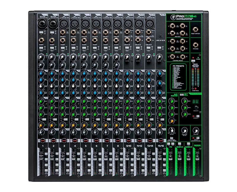 Mackie ProFX16v3 16-Channel Analog Mixer with Onyx Mic Preamps, Effects and USB image 1