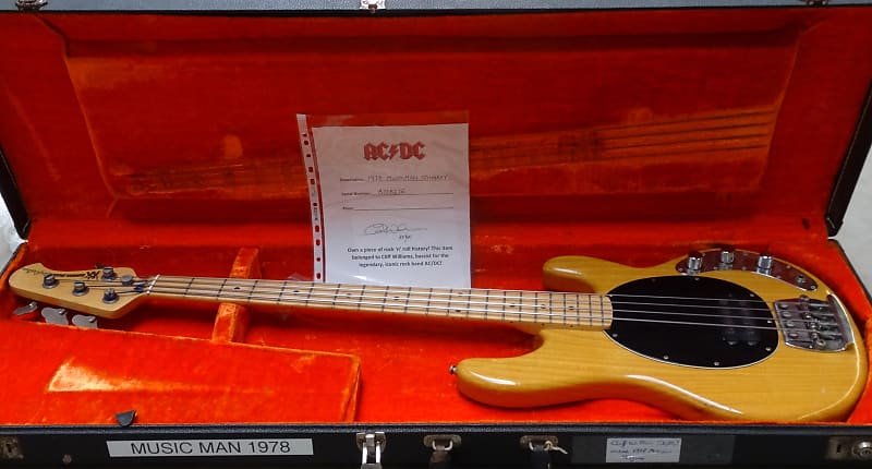 Music Man Stingray Bass 1978 Natural Owned by Cliff | Reverb Poland